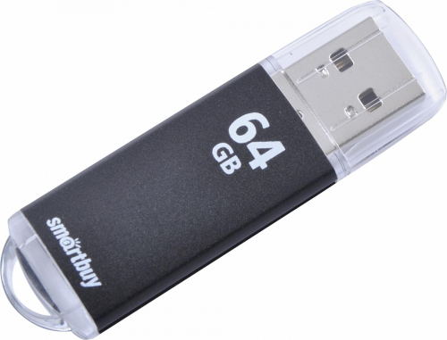 Флэш-диск USB SmartBuy 64 GB V-Cut Black