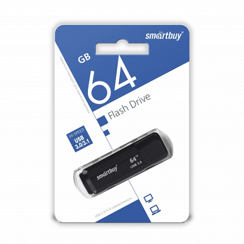 Флэш-диск USB SmartBuy 64 GB Dock черный USB 3.0