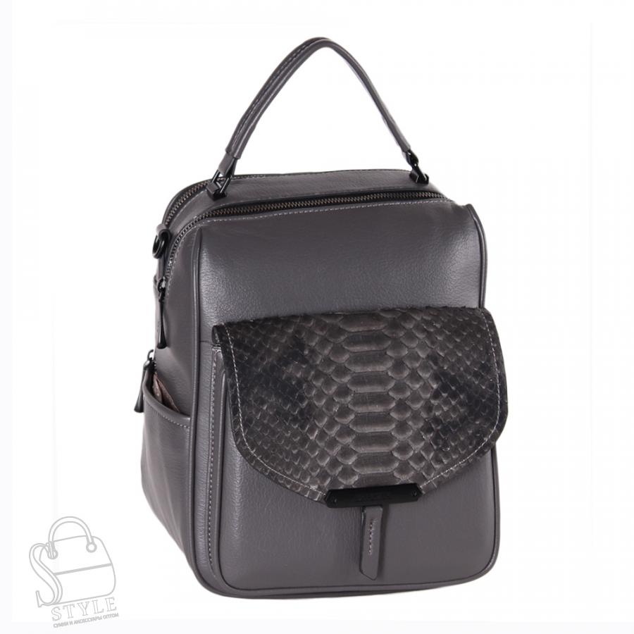 Рюкзак женский 69088-3 d.gray Velina Fabbiano-Safenta/50