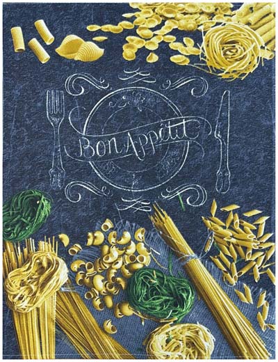Полотенце рогожка ФЕТУЧИНИ - bon appetit р-р 50х60