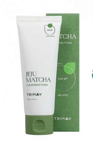 Слабокислотная пенка для умывания с чаем матча Jeju Matcha Low pH Cleansing Foam (100 мл)