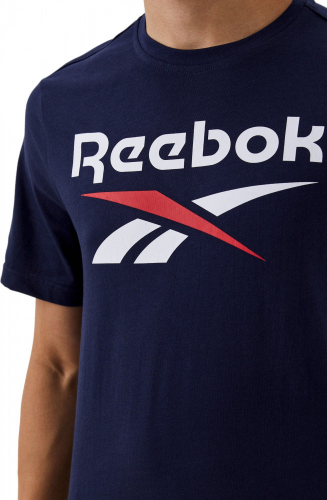 Футболка мужская REEBOK IDENTITY STACKED LOGO T-SHIRT, Reebok