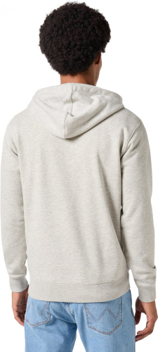 Джемпер мужской ZIP THRU HOODIE MID GREY MELEE, WRANGLER