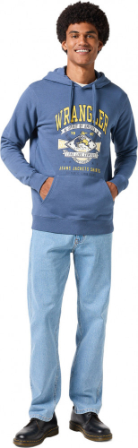 Джемпер мужской GRAPHIC HOODIE VINTAGE INDIGO, WRANGLER