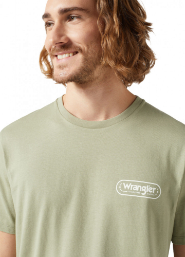 Футболка мужская LOGO TEE TEA LEAF, WRANGLER