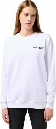 Джемпер женский CREW SWEAT WHITE, WRANGLER