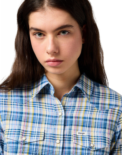 Рубашка женская SLIM REG WESTERN SHIRT, WRANGLER