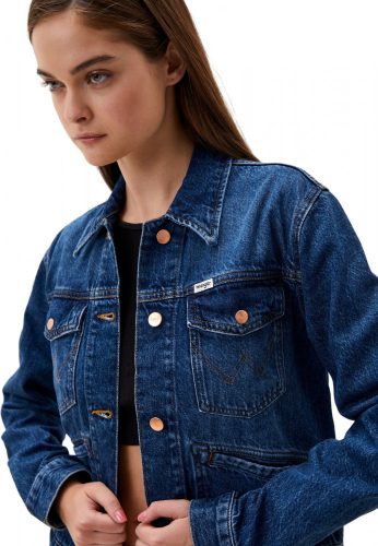 Куртка женская DENIM JACKET MID WASH, WRANGLER