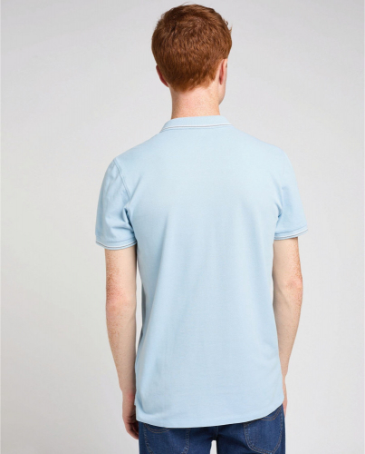 Рубашка поло мужская PIQUE POLO HEATHER BLUE SKY, LEE