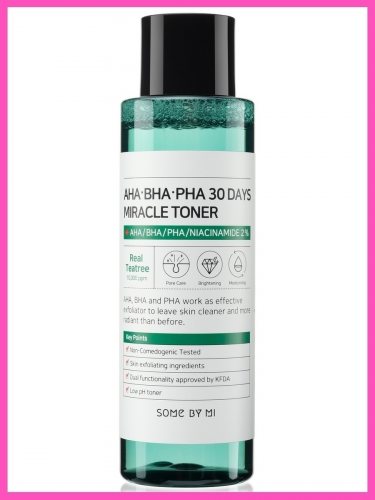 Some By Mi / AHA-BHA-PHA 30 Days Miracle Toner Кислотный очищающий тоник для проблемной кожи 150мл