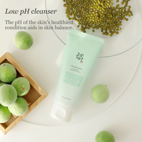 BEAUTY OF JOSEON/ Освежающий гель для умывания с зелёной сливой Beauty of Joseon Green Plum Refreshing Cleanser 100 мл.