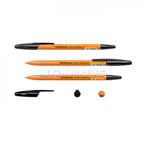 Ручка шариковая R-301 ORANGE 0.7 Stick