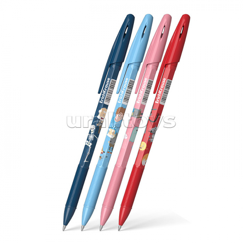 Ручка шариковая  R-301 Stick&Grip Приключения Пети и Волка 0.7, цвет чернил синий