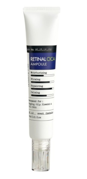 Derma Factory RETINAL CICA AMPOULE Укрепляющая и подтягивающая сыворотка с ретиналем и экстрактом центеллы азиатской 30мл