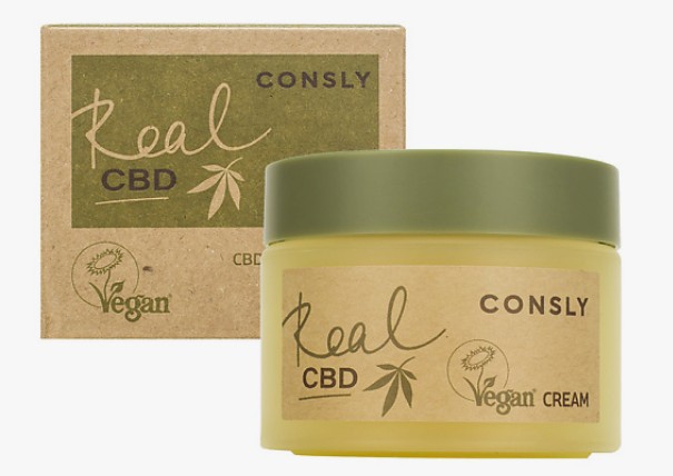 Consly Vegan «Real CBD» Balancing Purifine CBD and Plant-based Squalane Cream Балансирующий крем Vegan «Real CBD» для проблемной кожи с канабидиолом и растительным скваланом 50мл