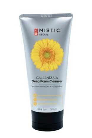 MISTIC CALLENDULA & СHAMOMILE Deep Foam Cleanser Глубокоочищающая пенка для умывания с экстрактом календулы и ромашки 180мл