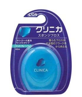 LION Systema homescaling sponge floss Зубная нить 1шт