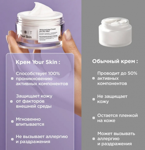 MIXIT крем для лица  увл. Your Skin for dry skin 50мл