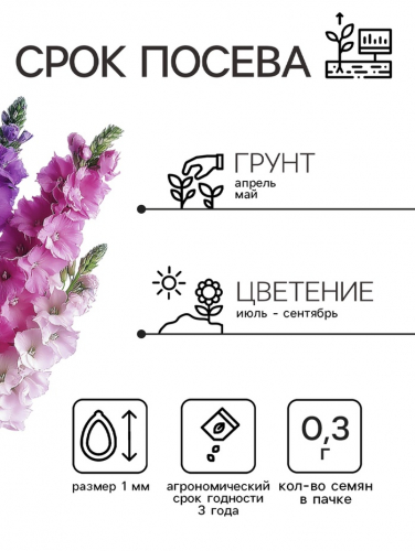 Семена цветов Дельфиниум 