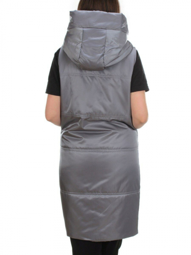 M006 GRAY Жилет женский демисезонный (100 гр. синтепон)