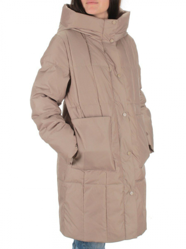 22342 DK.BEIGE Куртка зимняя женская (150 гр. холлофайбера)