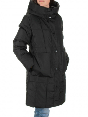 22342 BLACK Куртка зимняя женская (150 гр. холлофайбера)