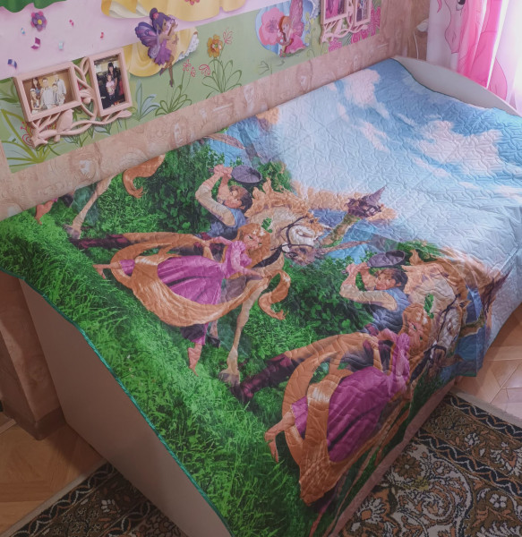 Покрывало шелк Рапунцель. АКЦИЯ!