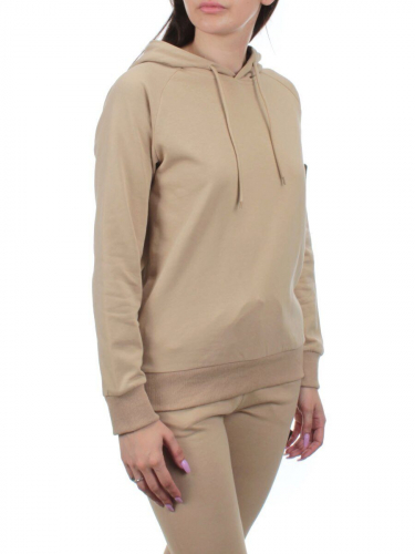 E102 BEIGE Костюм спортивный женский (хлопок 90%, полиэстер 10%)