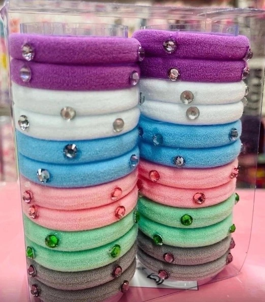 Резинка для волос со стразами 34116