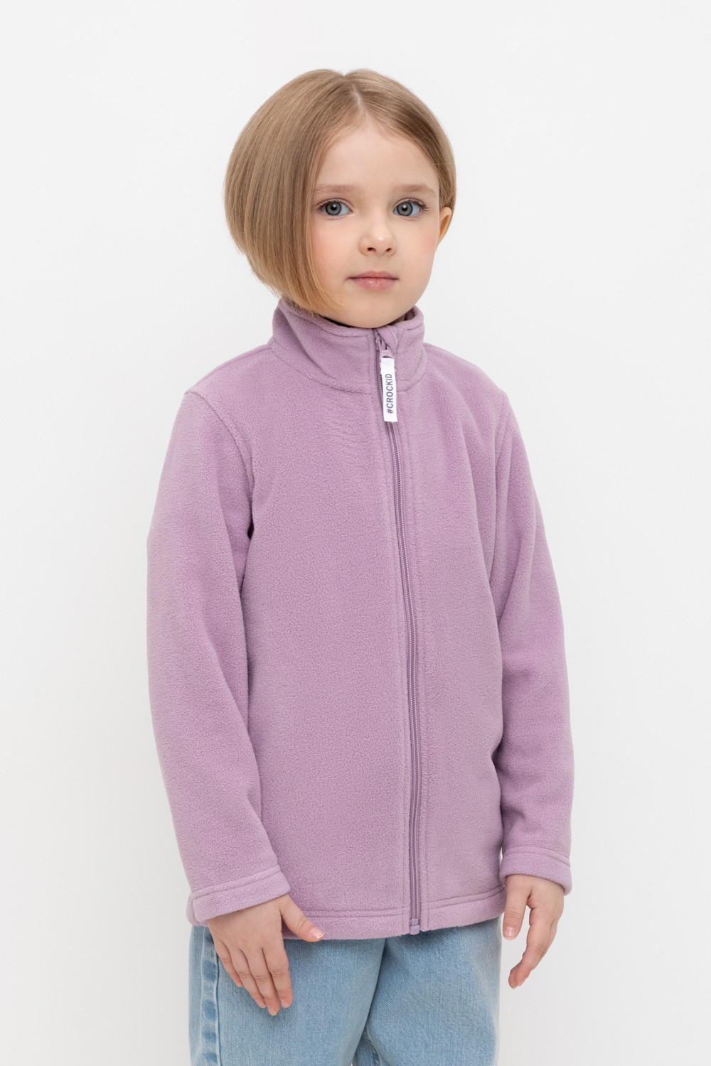 Crockid Куртка ФЛ 34025/3 ГР лавандовый туман Crockid