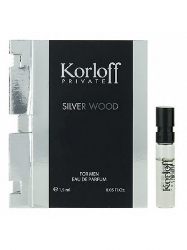 KORLOFF PARIS PRIVATE SILVER WOOD edp (m) 1.5ml пробник