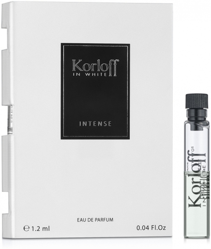 KORLOFF PARIS IN WHITE INTENSE edp (m) 1.2ml пробник