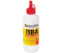Клей ПВА BRAUBERG 0,5 кг универсальный (бумага, картон, дерево), 600982