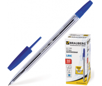 Ручка шариковая синяя BRAUBERG