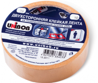 Скотч 50мм*10м двухсторонний, основа полипропилен UNIBOB 600180