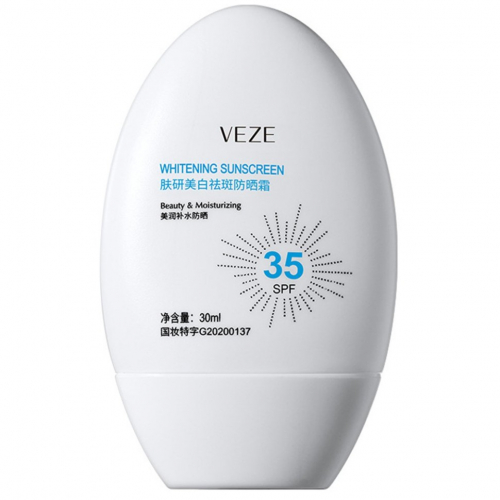 VEZE Солнцезащитный отбеливающий крем SPF 35, 30мл