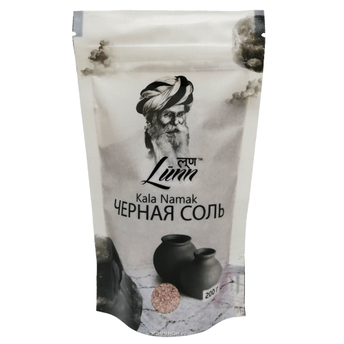 Черная соль Kala Namak Lunn, Индия, 200 г Акция