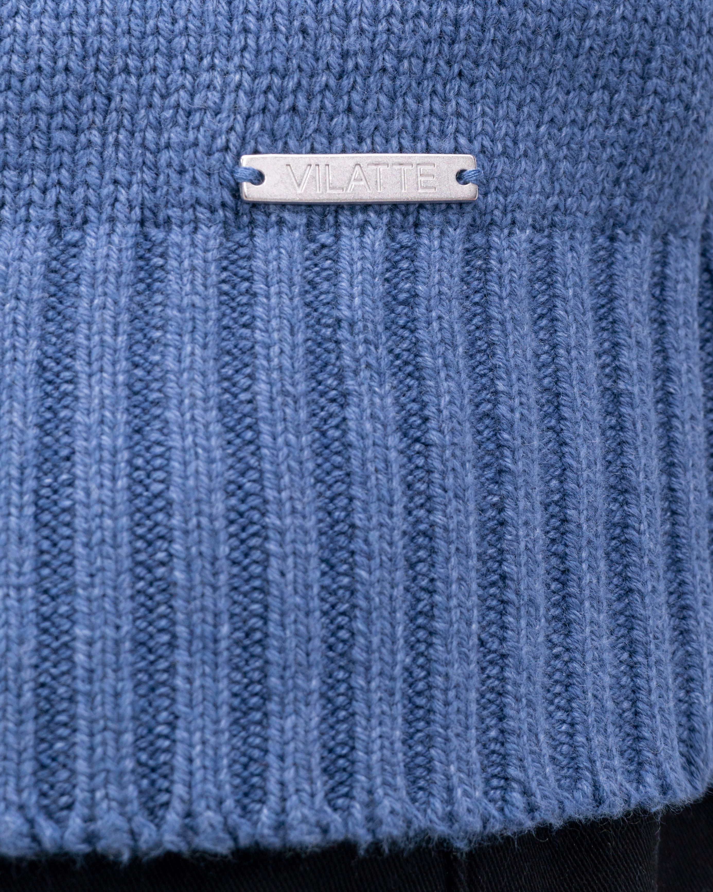 Джемпер из теплой и мягкой хлопковой пряжи с добавлением акрила