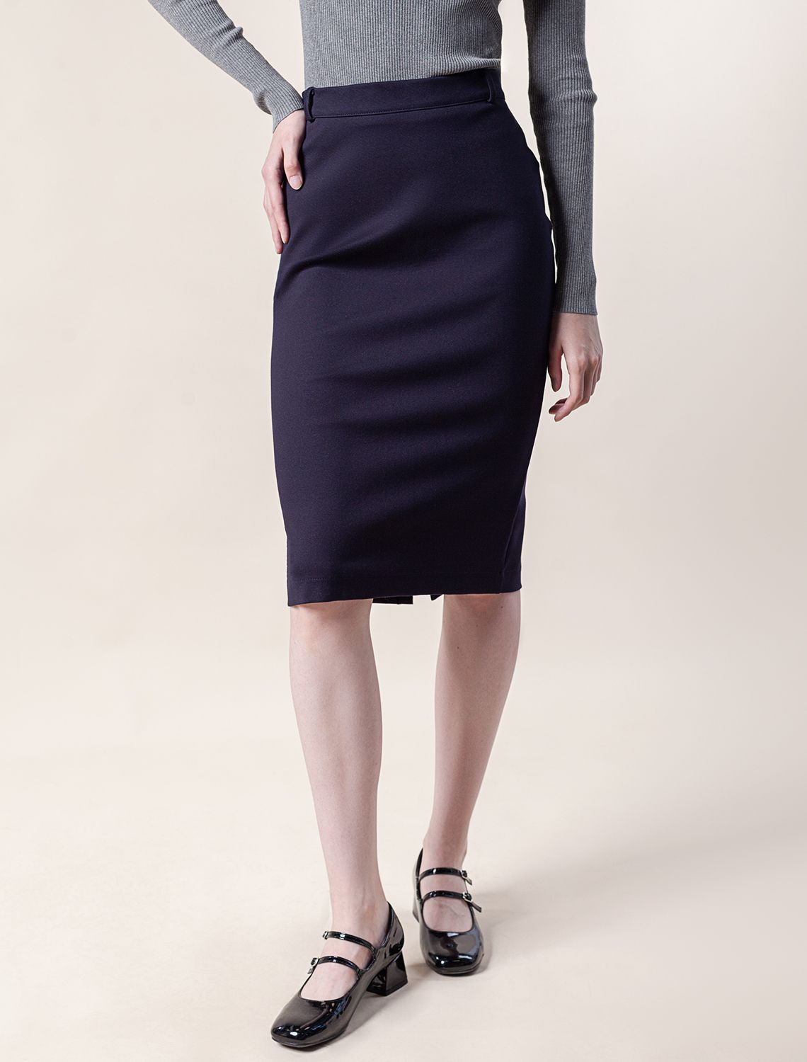 Юбка-карандаш из плотного джерси