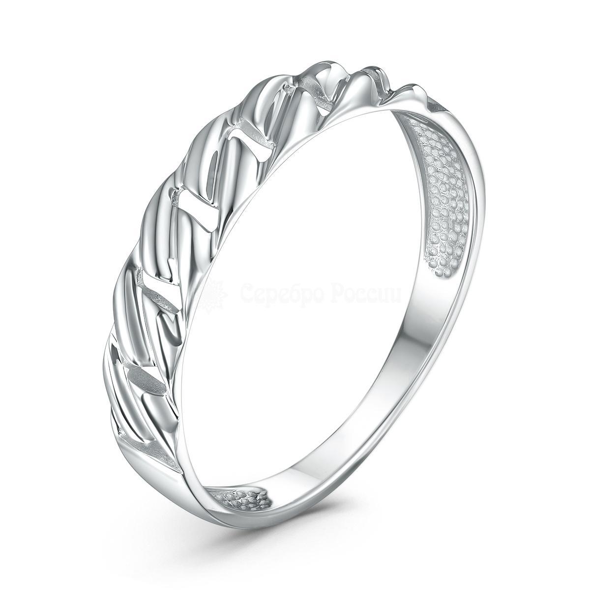 Кольцо из серебра родированное 3001019137