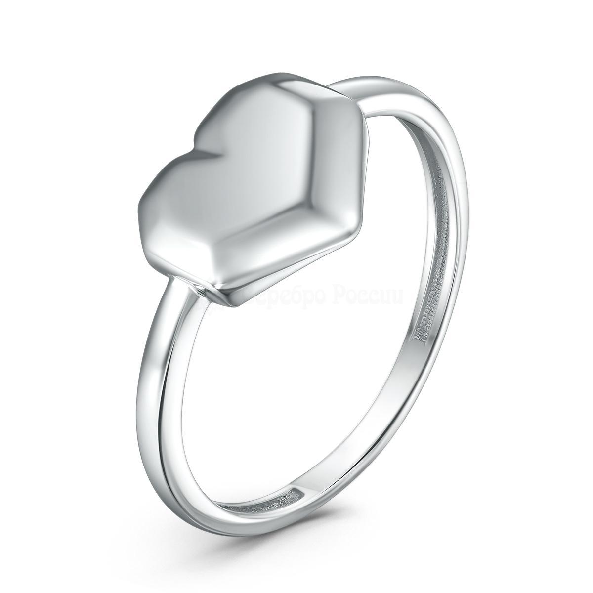 Кольцо из серебра родированное 3001019166