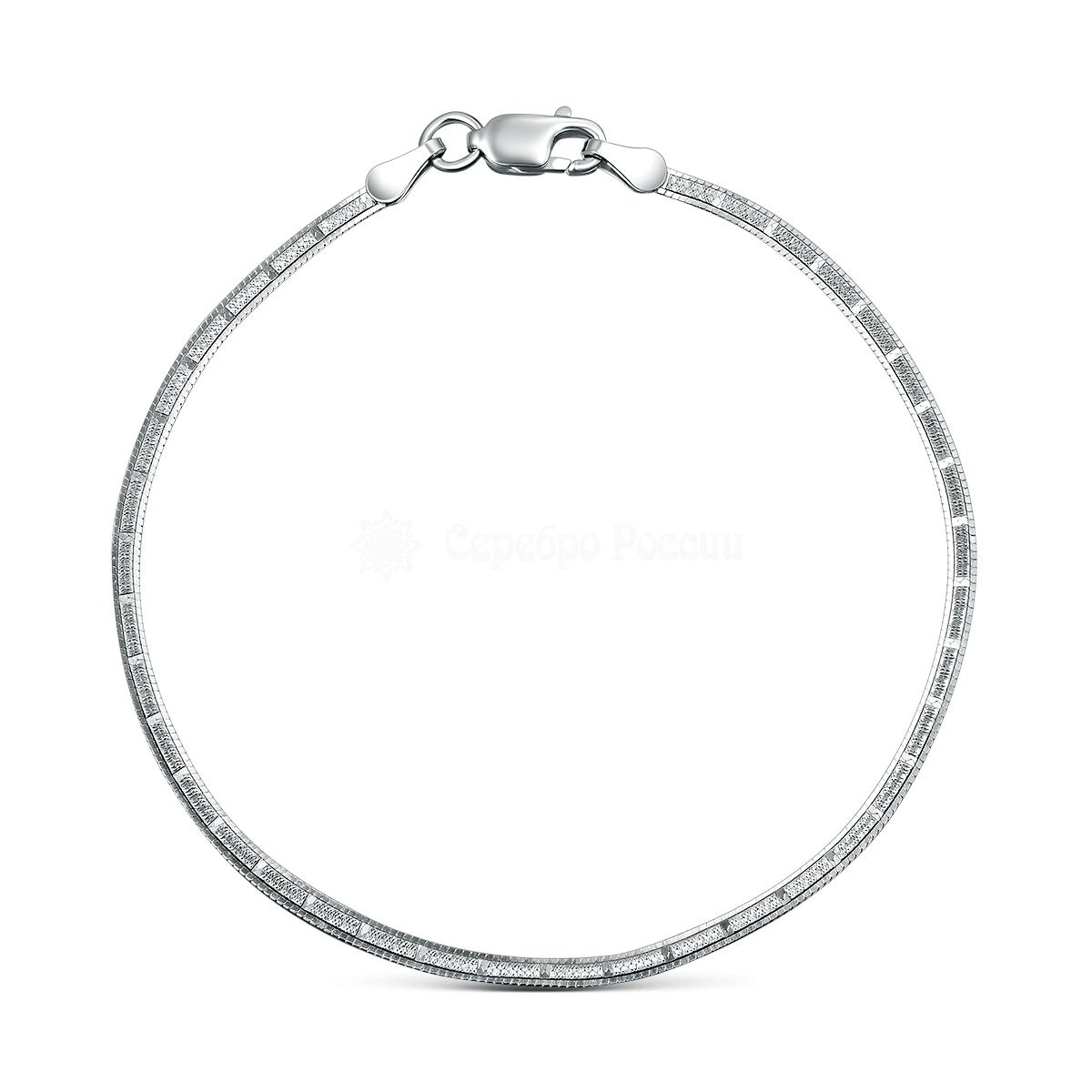 Браслет из серебра родированный - 18 см 5249R149452L18