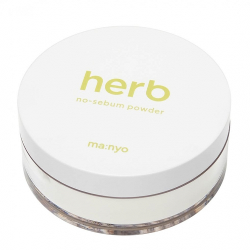 Матирующая рассыпчатая пудра с комплексом трав MANYO HERB GREEN NO-SEBUM POWDER 6.5 гр.