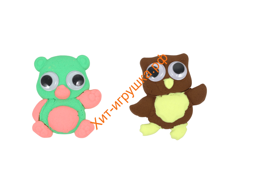 Пушистый пластилин PLUSH набор с глазками PL02201814, PL02201814