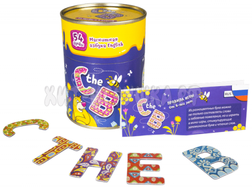 Магнитная азбука на англ. языке C the B УМ090, УМ090