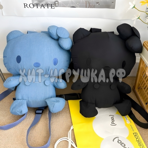 Рюкзак Китти Hello Kitty 35*13*32 см (ВЫБОР ЦВЕТА) ZZ03, ZZ03_синий, ZZ03_чёрный