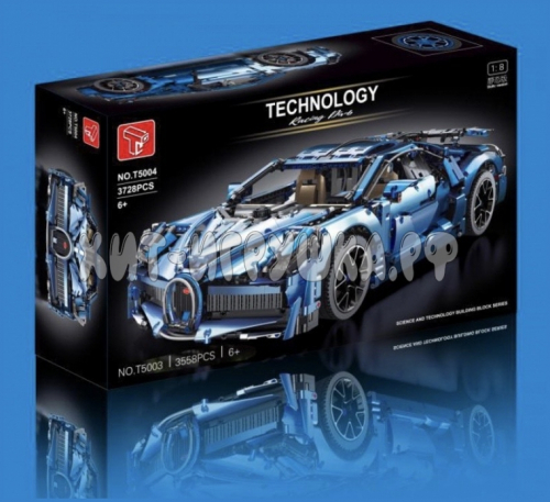 Конструктор Автомобиль Бугатти 3728 дет. 1:8 T5004, T5004