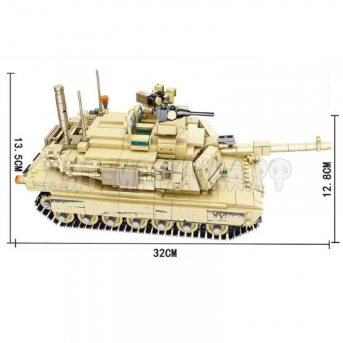 Конструктор Танк 1235 дет. 8037, 8037