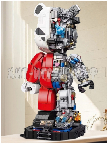 Конструктор Медведь BearBrick Kaws 1471 дет. 188001, 188001