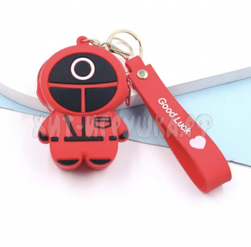 POP IT Кошелек силиконовый с карабином ИГРА В КАЛЬМАРА в ассортименте cosh_calm, cosh_calm